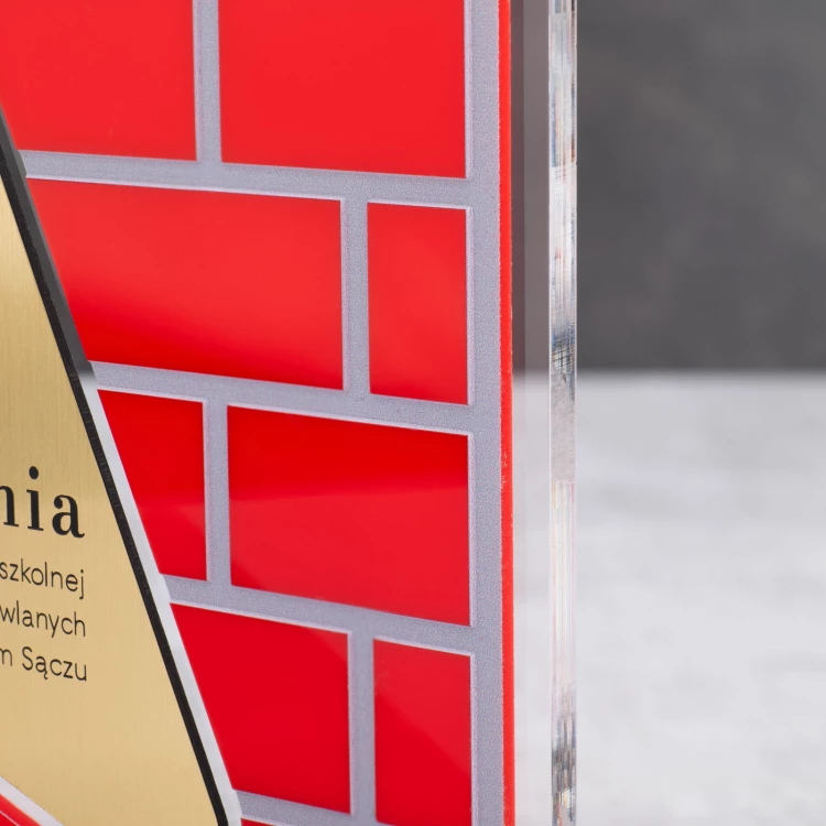 Statuetka akrylowa - nagroda za udział w konkursie - DTA098