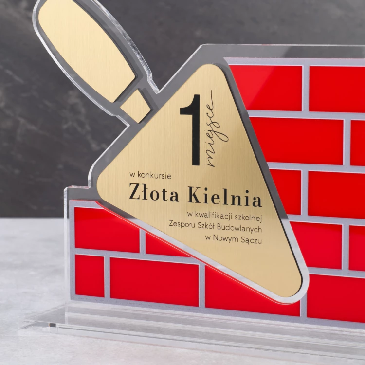 Statuetka akrylowa - nagroda za udział w konkursie - DTA098