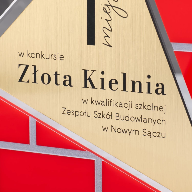 Statuetka akrylowa - nagroda za udział w konkursie - DTA098