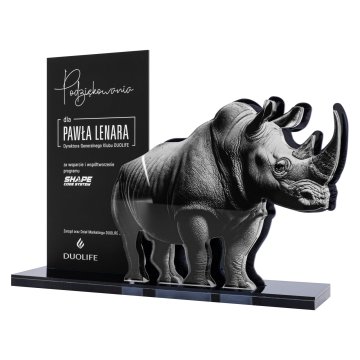 Statuetka biznesowa z dowolnym motywem - nagroda za wyjątkowe osiągnięcie - wys. 22 cm - DTA158
