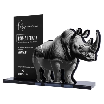 Statuetka biznesowa z dowolnym motywem - nagroda za wyjątkowe osiągnięcie - wys. 22 cm - DTA158