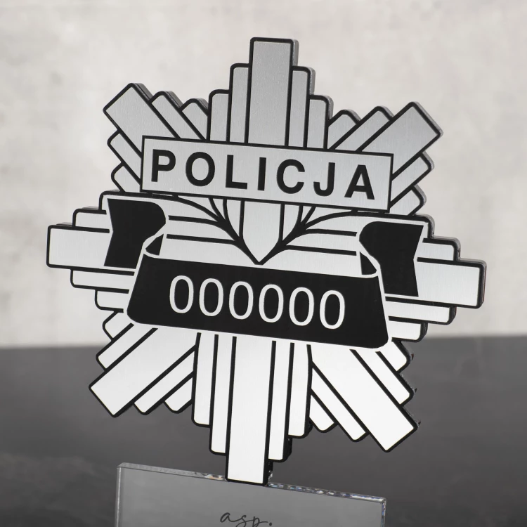 Statuetka akrylowa Policja - wys. 215mm - DTA087