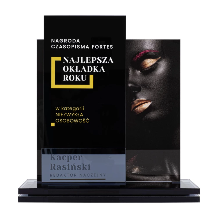 Statuetka biznesowa - nagroda za wyjątkowe osiągnięcie - wys. 25 cm - DTA131