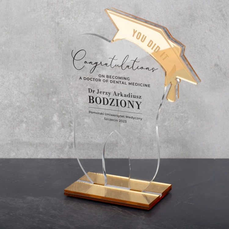 Statuetka akrylowa Ząbek - wys. 200mm - DTA086
