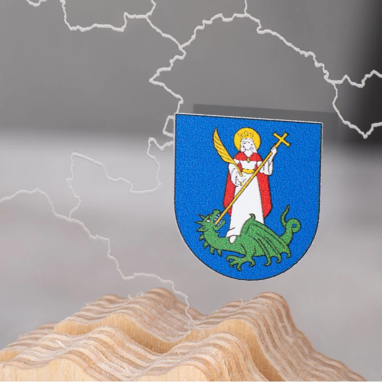 Statuetka Mapa - podziękowanie za pomoc i wsparcie - wys. 22cm - DTA114