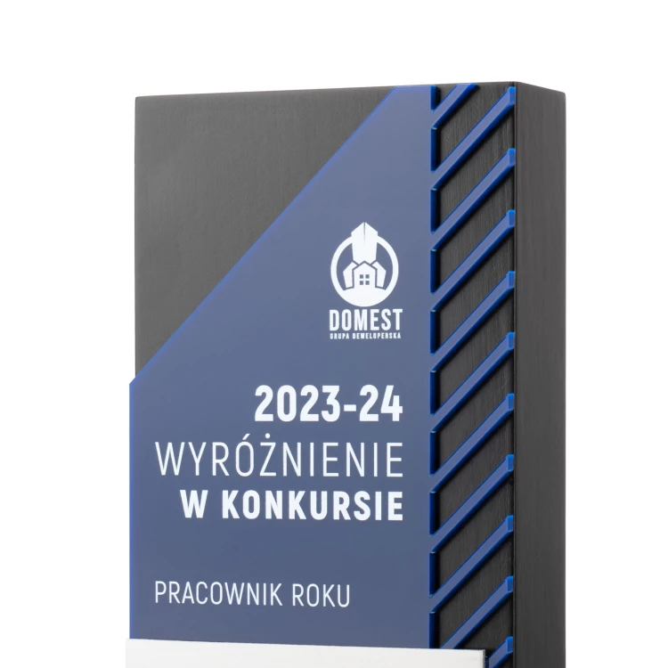 Statuetka drewniana - nagroda za wyjątkowe osiągnięcie - wys. 23cm - DTA104