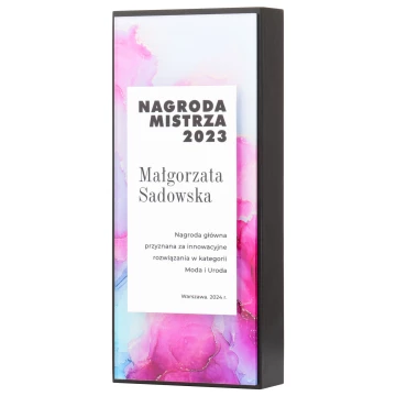 Statuetka drewniana - nagroda za wyjątkowe osiągnięcie - wys. 23cm - DTA100