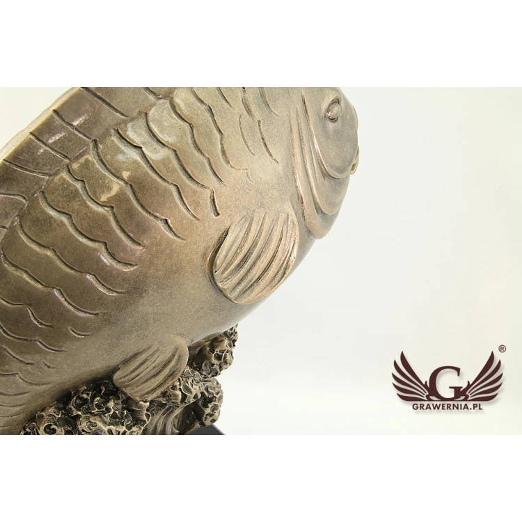 Statuetka RYBA - atrakcyjna figurka odlewana - wysokość 29,5cm