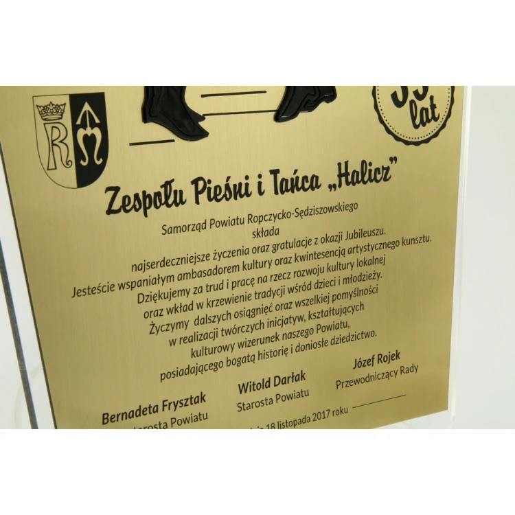 STATUETKA FOLKOWA PARA 2 - model DTA43 - wysokość 33,5 cm
