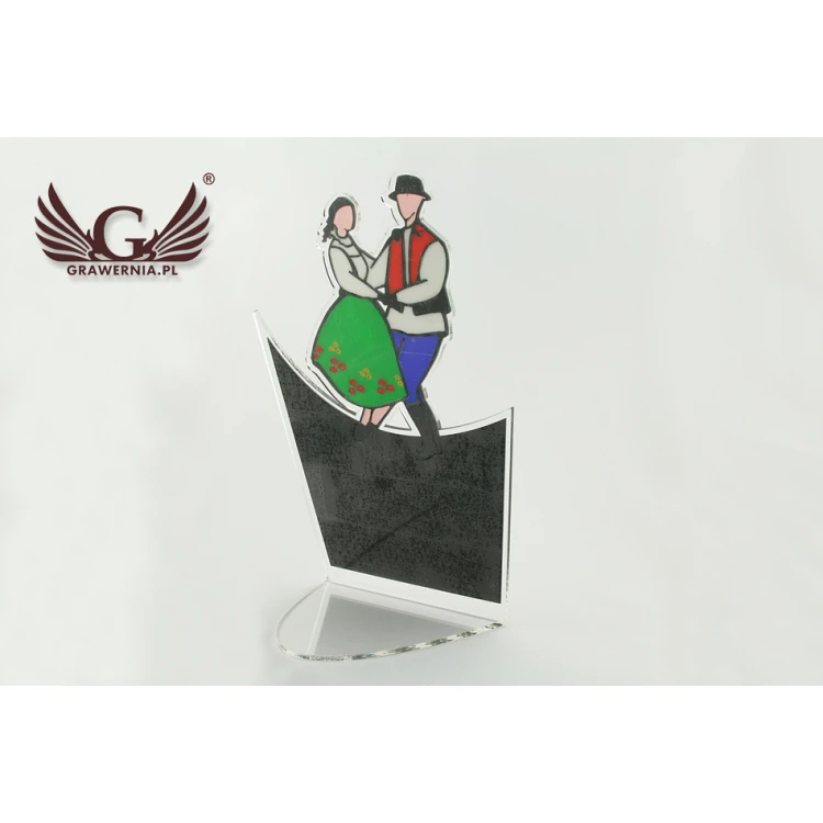 STATUETKA FOLKOWA PARA 2 - model DTA43 - wysokość 33,5 cm