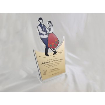 STATUETKA FOLKOWA PARA - model DTA14 - wysokość 33,5 cm