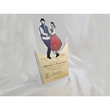 STATUETKA FOLKOWA PARA - model DTA14 - wysokość 33,5 cm