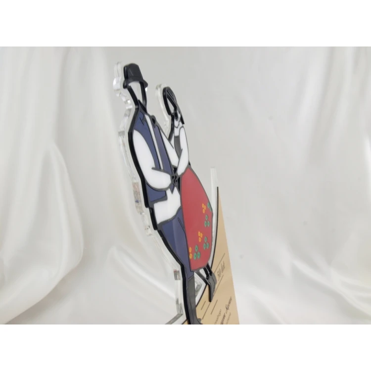STATUETKA FOLKOWA PARA - model DTA14 - wysokość 33,5 cm