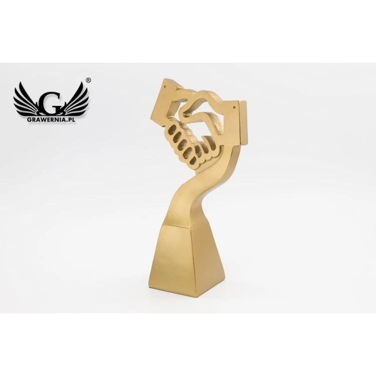 Statuetka Gratulacje - atrakcyjna figurka odlewana - wysokość 23cm - FOL046