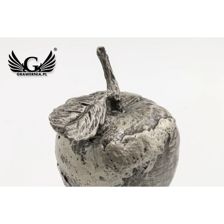 Statuetka JABŁKO - atrakcyjna figurka odlewana - wysokość 14cm - FOL020