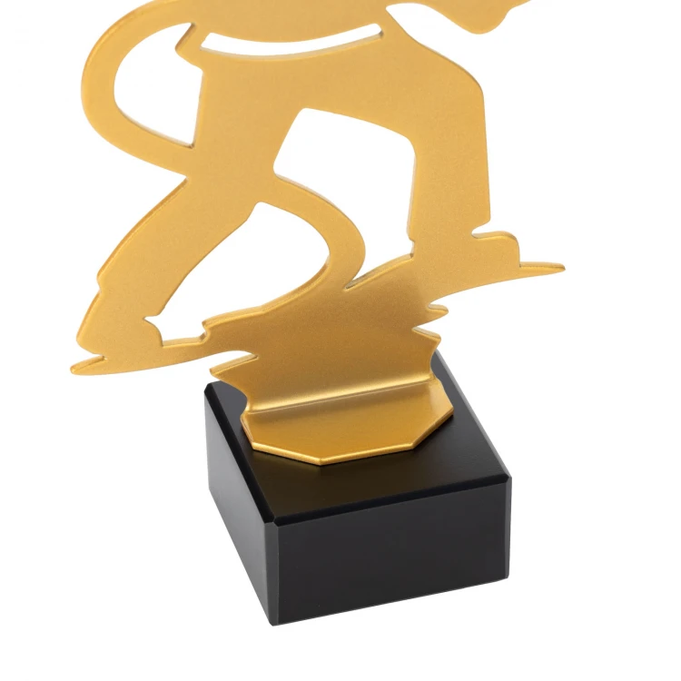 Statuetka metalowa dla strażaka - wys. 210mm - SML011