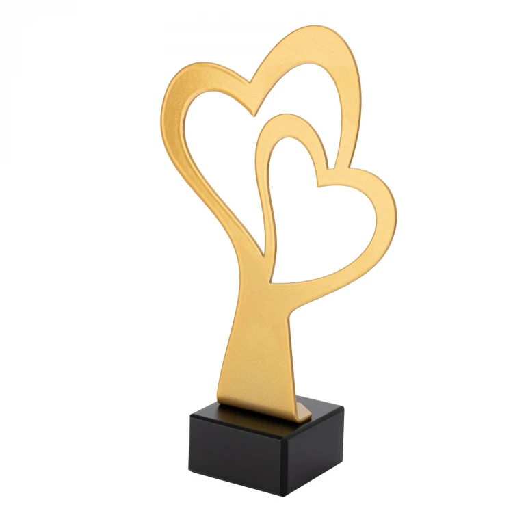 Statuetka metalowa Serce - wys. 210mm - SML009