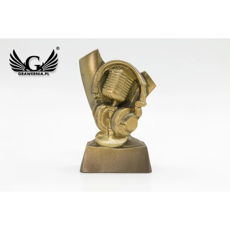 Statuetka Muzyka 3 - atrakcyjna figurka odlewana - wysokość 9,5cm - FOL040