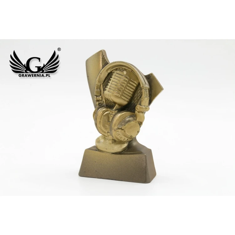 Statuetka Muzyka 3 - atrakcyjna figurka odlewana - wysokość 9,5cm - FOL040