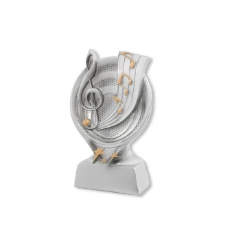 Statuetka Muzyka 2 - atrakcyjna figurka odlewana - wysokość 17 cm