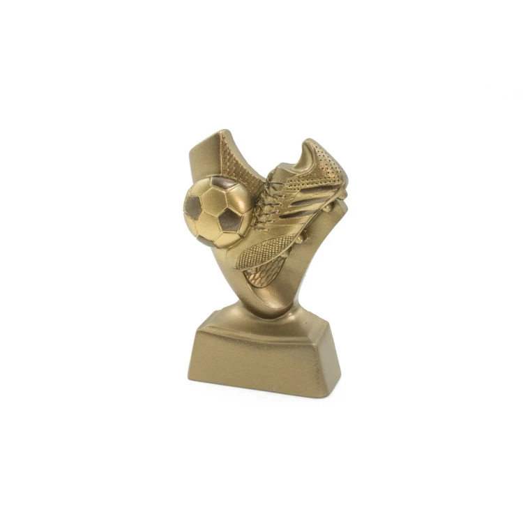 Statuetka Piłka nożna 2 - atrakcyjna figurka odlewana z Twoim grawerem - wysokość 10cm - FOL057
