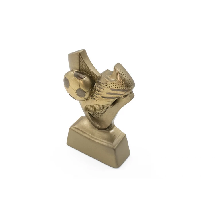 Statuetka Piłka nożna 2 - atrakcyjna figurka odlewana z Twoim grawerem - wysokość 10cm - FOL057