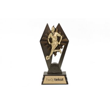 Statuetka Piłka nożna 5 - atrakcyjna figurka odlewana z Twoim grawerem - wysokość 17,5cm - FOL060
