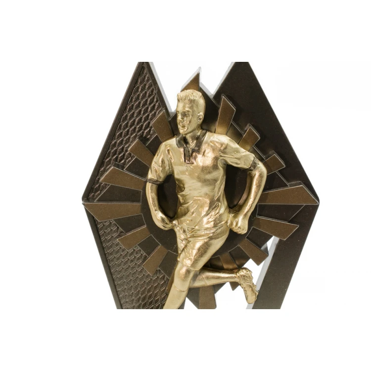 Statuetka Piłka nożna 5 - atrakcyjna figurka odlewana z Twoim grawerem - wysokość 17,5cm - FOL060