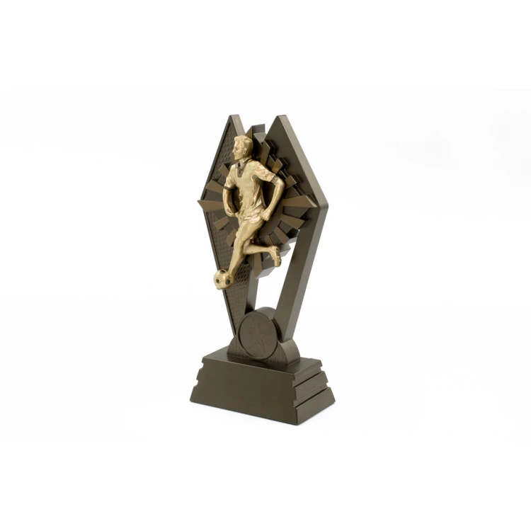 Statuetka Piłka nożna 5 - atrakcyjna figurka odlewana z Twoim grawerem - wysokość 17,5cm - FOL060
