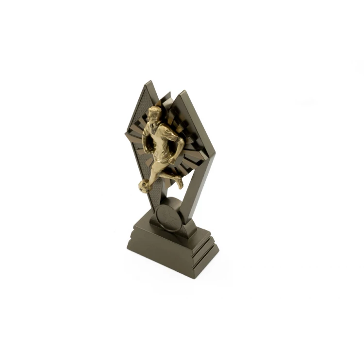 Statuetka Piłka nożna 5 - atrakcyjna figurka odlewana z Twoim grawerem - wysokość 17,5cm - FOL060