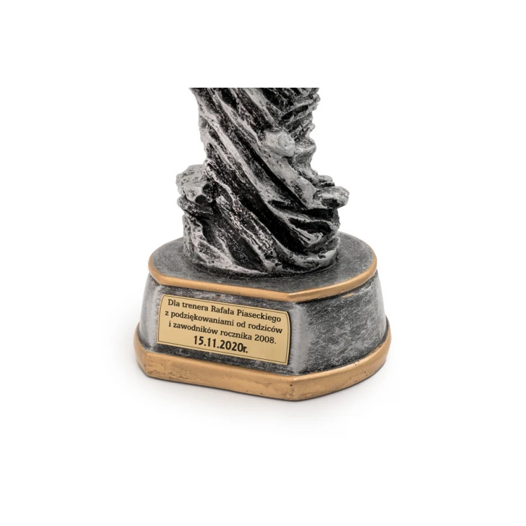 Statuetka Piłka nożna - atrakcyjna figurka odlewana z Twoim grawerem - wysokość 30cm - FOL063