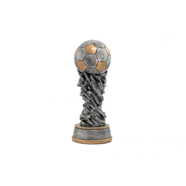 Statuetka Piłka nożna - atrakcyjna figurka odlewana z Twoim grawerem - wysokość 30cm - FOL063