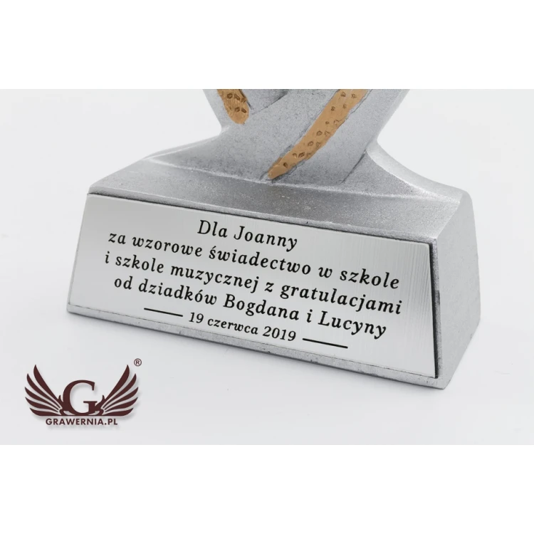 Statuetka Sowa 2 - atrakcyjna figurka odlewana - wysokość 11cm - FOL054
