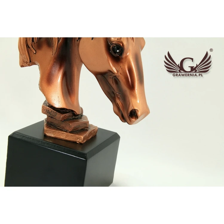 Statuetka JEŹDZIECTWO - atrakcyjna figurka odlewana - wysokość 18,5cm