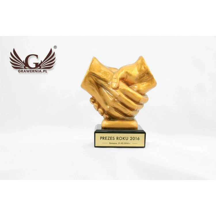 Statuetka SUKCES - atrakcyjna figurka odlewana - wysokość 16cm