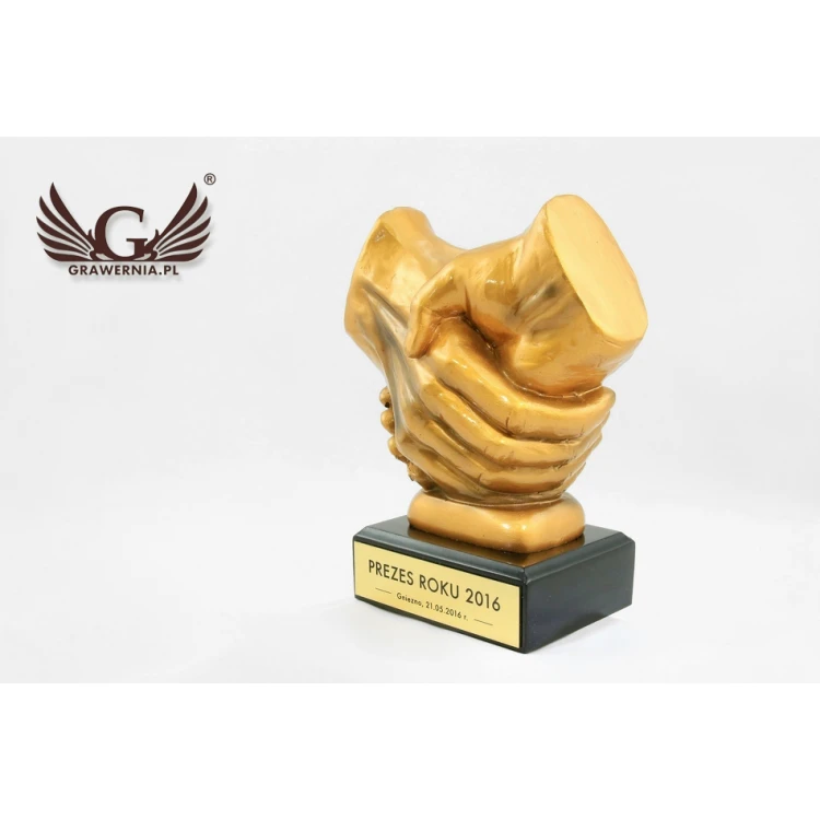 Statuetka SUKCES - atrakcyjna figurka odlewana - wysokość 16cm