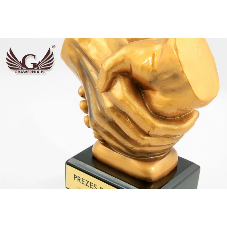 Statuetka SUKCES - atrakcyjna figurka odlewana - wysokość 16cm