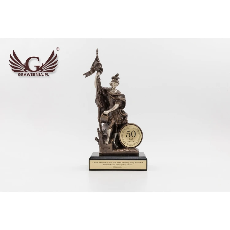 Statuetka Święty Florian - patron strażaków - wysokość 26,5cm - FOL035
