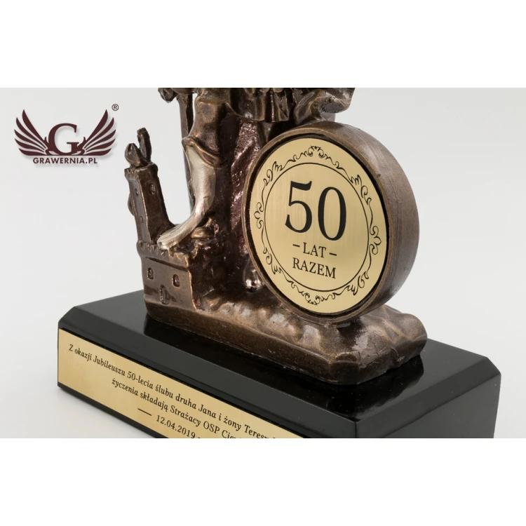 Statuetka Święty Florian - patron strażaków - wysokość 26,5cm - FOL035