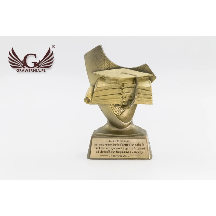 Statuetka Szkolnictwo - atrakcyjna figurka odlewana - wysokość 10cm - FOL037