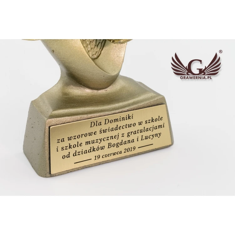 Statuetka Szkolnictwo - atrakcyjna figurka odlewana - wysokość 10cm - FOL037