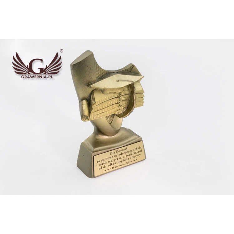 Statuetka Szkolnictwo - atrakcyjna figurka odlewana - wysokość 10cm - FOL037