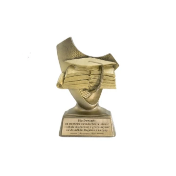Statuetka Szkolnictwo - atrakcyjna figurka odlewana - wysokość 10cm - FOL037