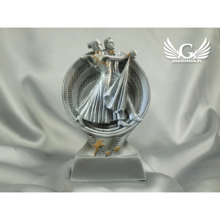 Statuetka Tancerze - atrakcyjna figurka odlewana - wysokość 15,5 cm - FOL009