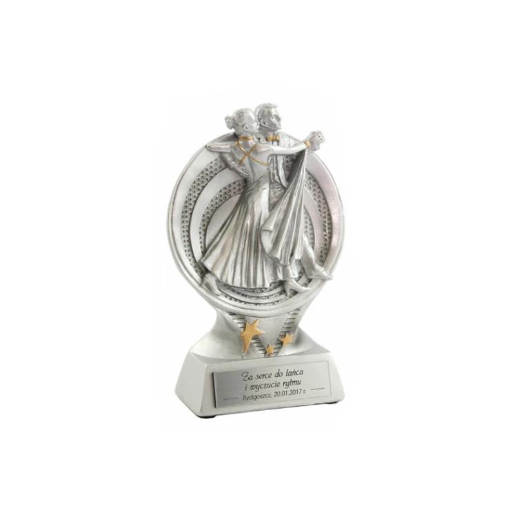 Statuetka Tancerze - atrakcyjna figurka odlewana - wysokość 15,5 cm - FOL009