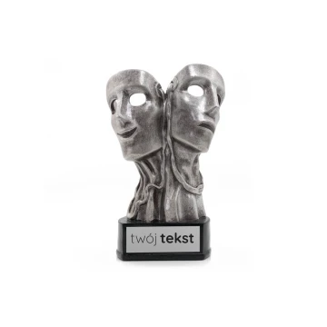 Statuetka Teatr 2 - atrakcyjna figurka odlewana - wysokość 19cm - FOL062