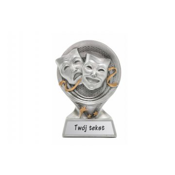 Statuetka Teatr Silver - atrakcyjna figurka odlewana - wysokość 14cm - FOL042