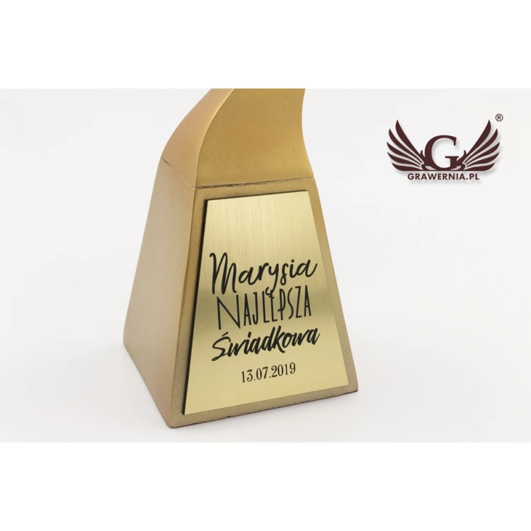 Statuetka Wdzięczne Serce - Najlepsza Świadkowa - wysokość 22cm - FOL036