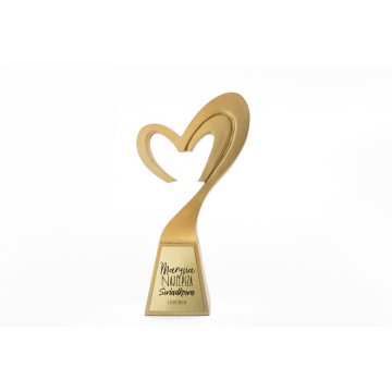 Statuetka Wdzięczne Serce - Najlepsza Świadkowa - wysokość 22cm - FOL036