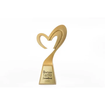 Statuetka Wdzięczne Serce - Najlepsza Świadkowa - wysokość 22cm - FOL036